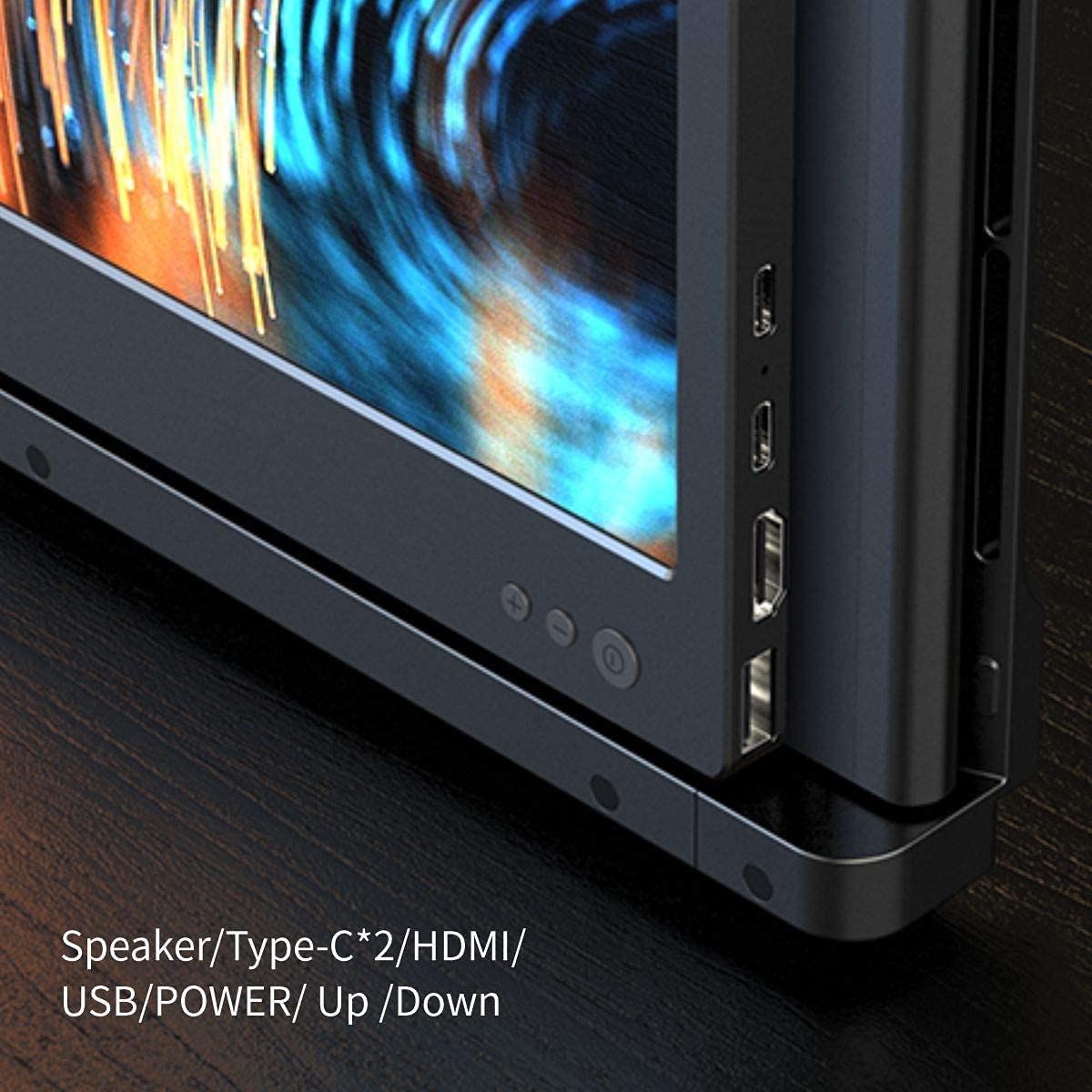 Portable Monitor For Laptop, 14 FHD 1080P IPS Laptop Screen E With Build In Stand Dual Speakers Hdmi Usb A Type C Plug And Play Display For 13 17 Laptops Mac Wins Android Dex Portable Monitor For Laptop, 14 FHD 1080P IPS Laptop Screen E With Build In Stand Dual Speakers Hdmi Usb A Type C Plug And Play Display For 13 17 Laptops Mac Wins Android Dex