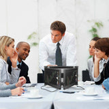 Teamgee Portable Monitor for Laptop, 12” Full HD IPS Display, Dual Triple Monitor Screen Extender, HDMI/USB-A/Type-C Plug and Play for Windows, Chrome & Mac, Work with 13”-16” Laptops